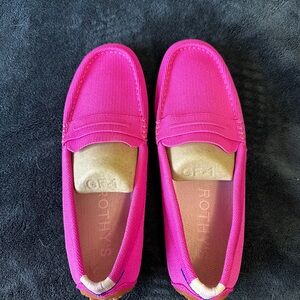 Rothy's The Daily Driver Dragon Fruit Pink Loafers